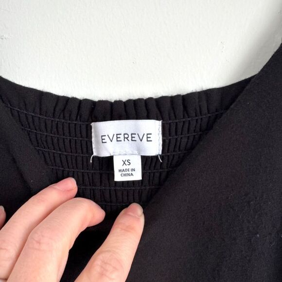 Evereve Eloise Tiered Maxi Dress - Black | Size XS - Picture 7 of 10